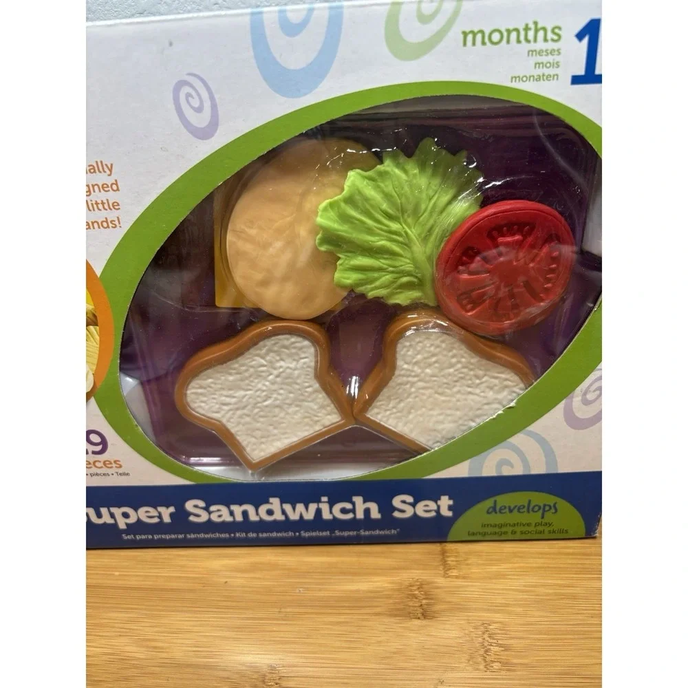 Learning Resources Super Sandwich Set - 29 Pieces. New
